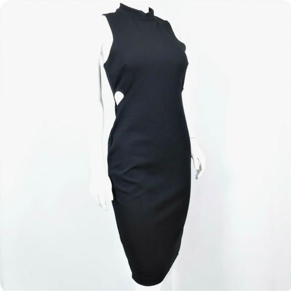 Brand New With Tags, Olivia Matthews Black Cut Out Dress - Picture 1 of 5